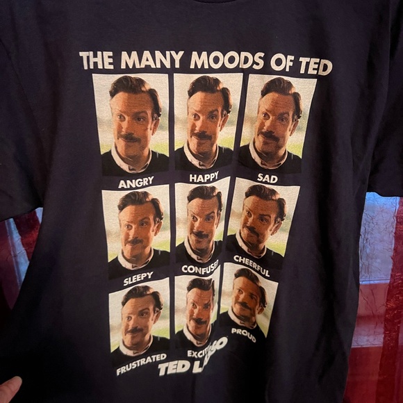 Ted Lasso Other - The Many Moods Graphic Tee - Black